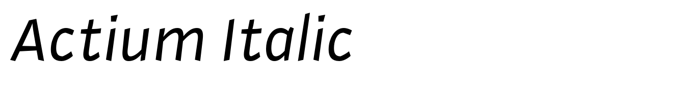 Actium Italic